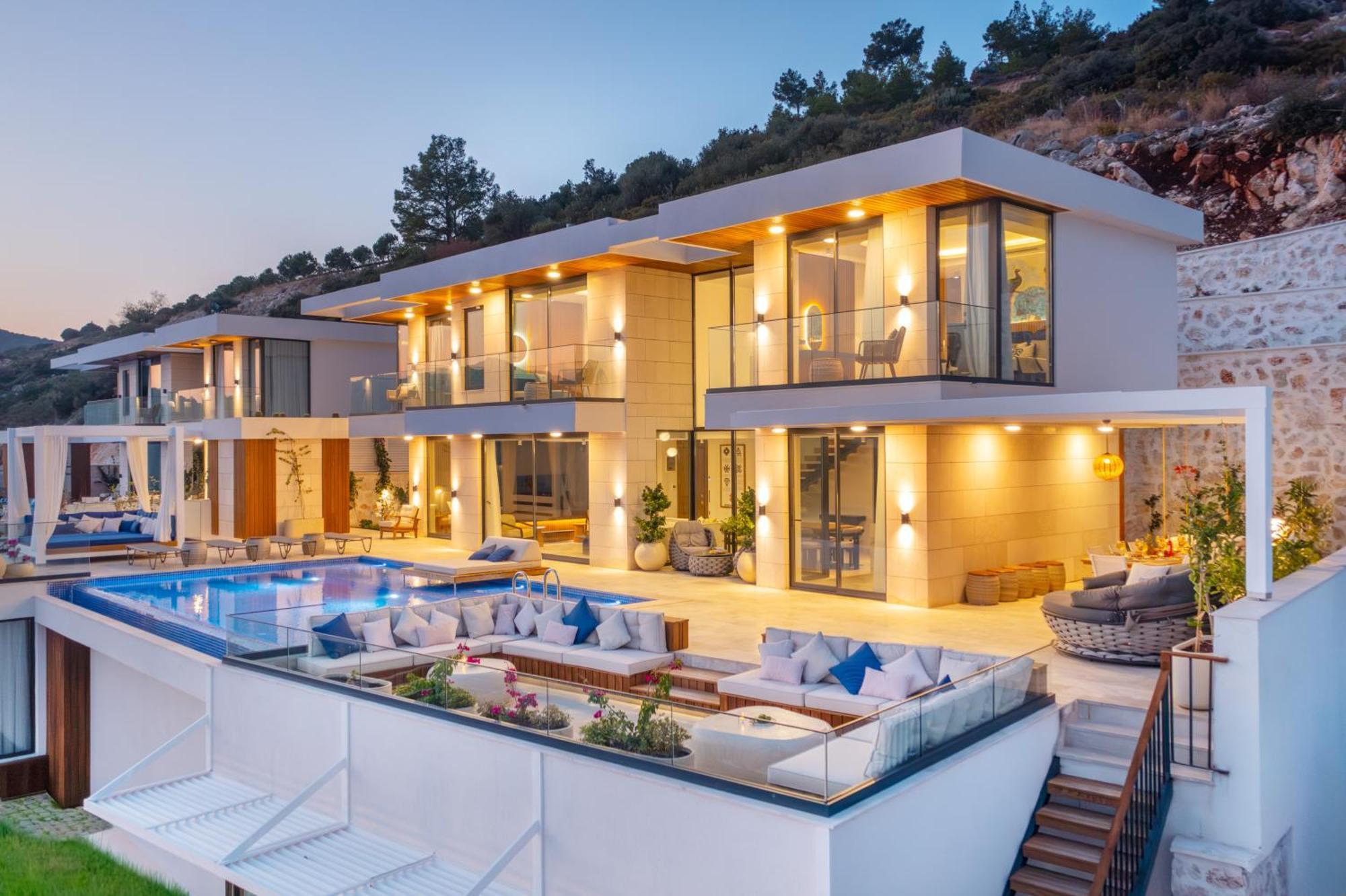 Ultra Luxurious Magnificent Sea View In Kalkan Kalamar Bay 2 Villa *